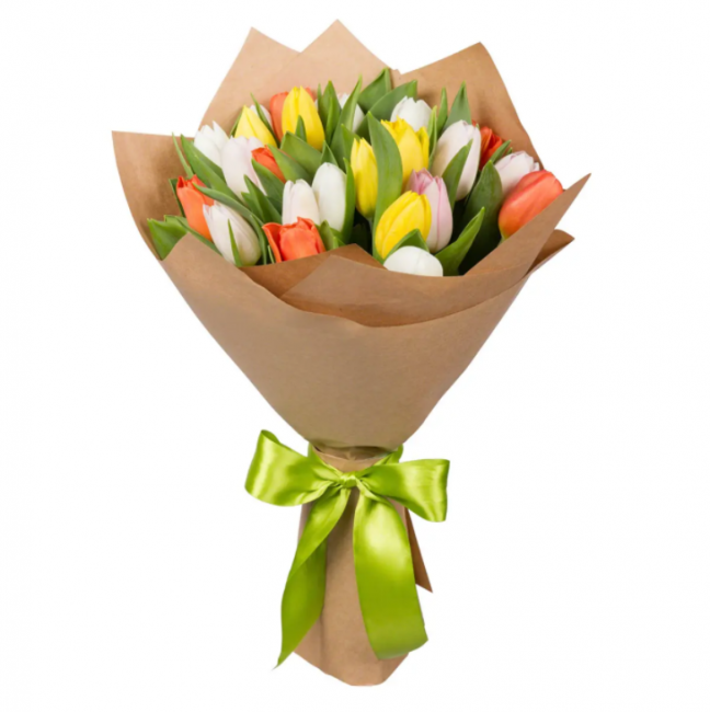 Букет цветов "Ассорти тюльпанов" Букет цветов "Ассорти тюльпанов"